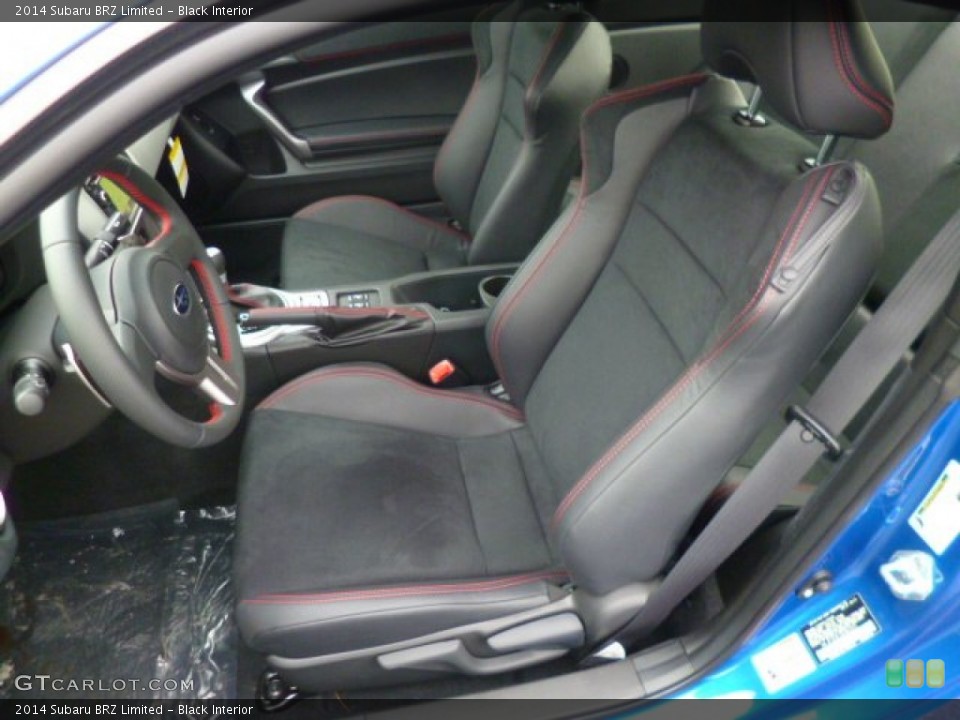 Black Interior Front Seat for the 2014 Subaru BRZ Limited #90713146