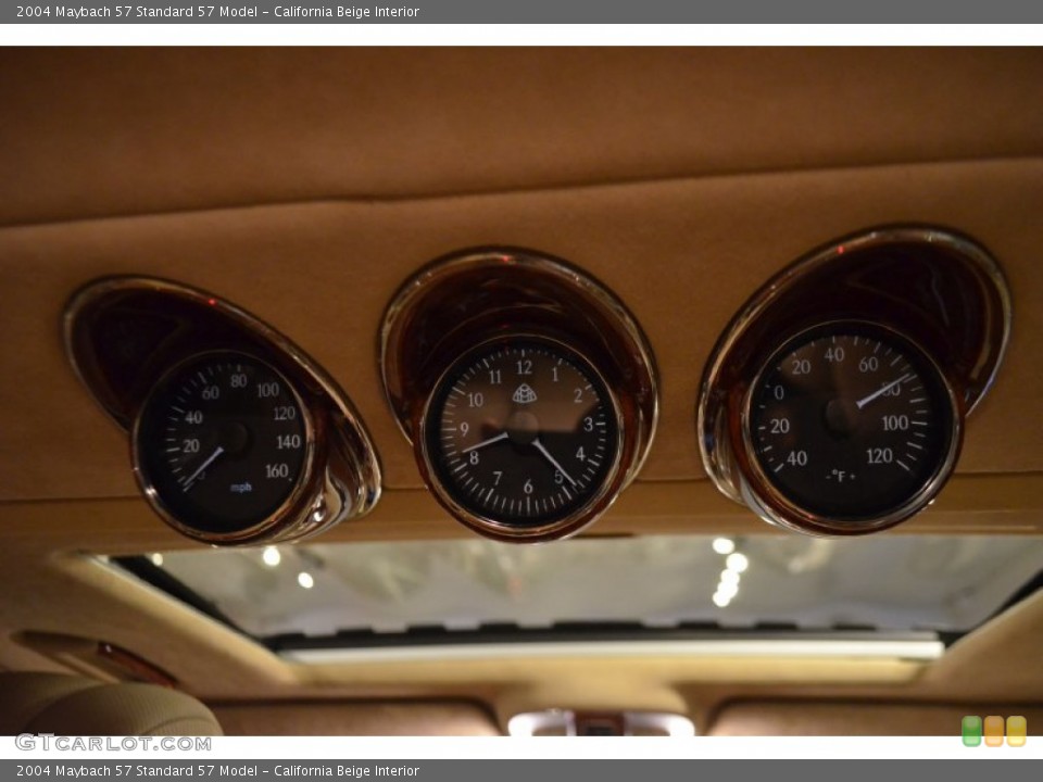 California Beige Interior Gauges for the 2004 Maybach 57  #90714357