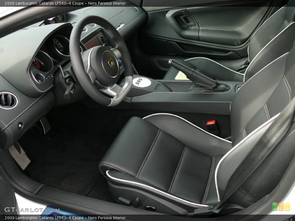 Nero Perseus Interior Photo for the 2009 Lamborghini Gallardo LP560-4 Coupe #907145