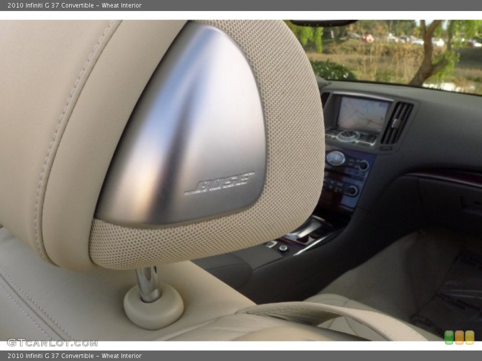 Wheat Interior Audio System for the 2010 Infiniti G 37 Convertible #90715660