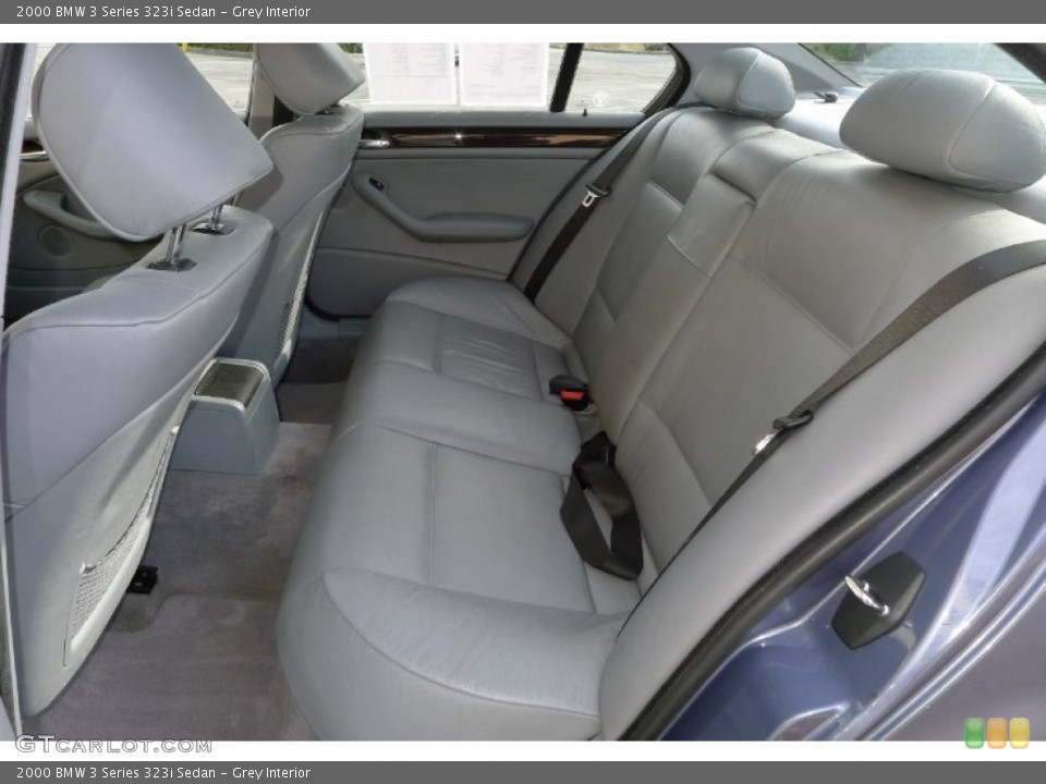 Grey Interior Rear Seat for the 2000 BMW 3 Series 323i Sedan #90716266
