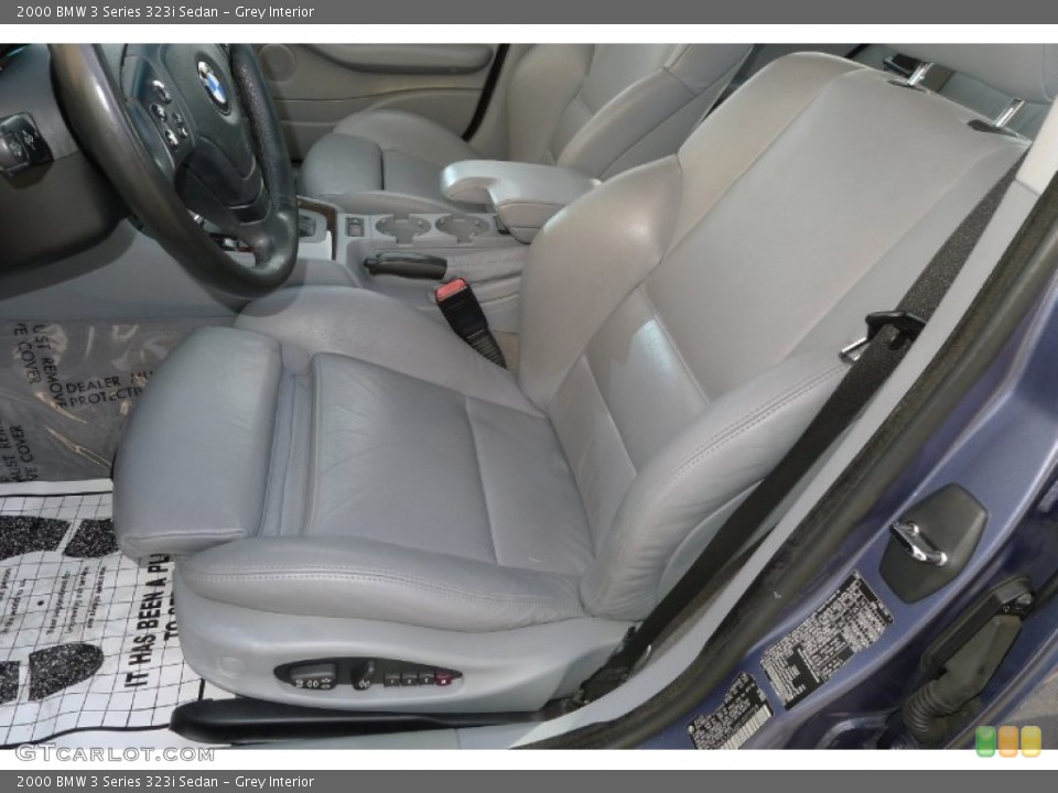 Grey Interior Front Seat for the 2000 BMW 3 Series 323i Sedan #90716404