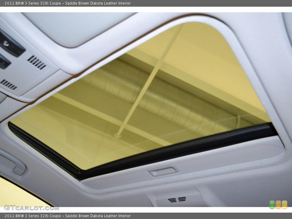 Saddle Brown Dakota Leather Interior Sunroof for the 2011 BMW 3 Series 328i Coupe #90717112