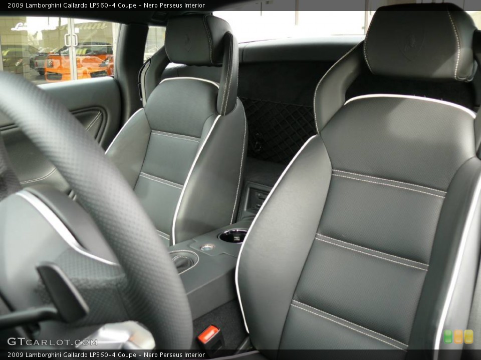 Nero Perseus Interior Photo for the 2009 Lamborghini Gallardo LP560-4 Coupe #907175