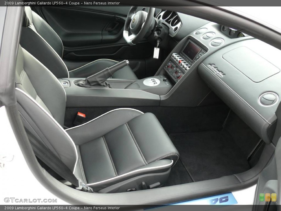Nero Perseus Interior Photo for the 2009 Lamborghini Gallardo LP560-4 Coupe #907185