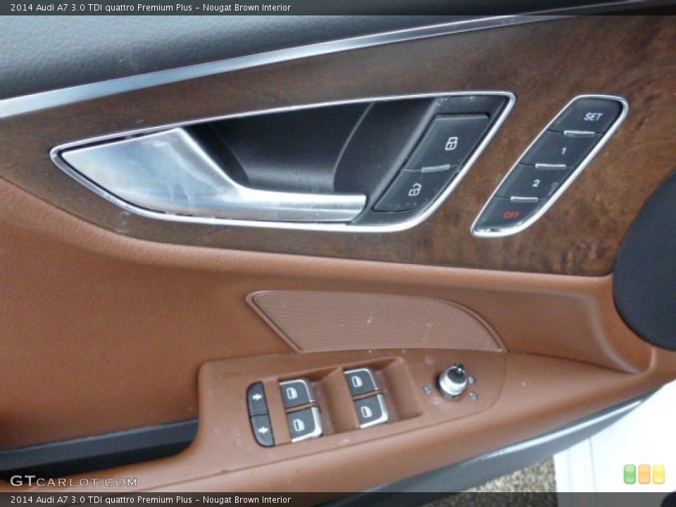 Nougat Brown Interior Controls for the 2014 Audi A7 3.0 TDI quattro Premium Plus #90719137