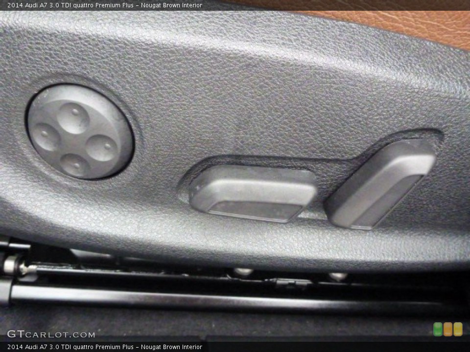 Nougat Brown Interior Controls for the 2014 Audi A7 3.0 TDI quattro Premium Plus #90719155
