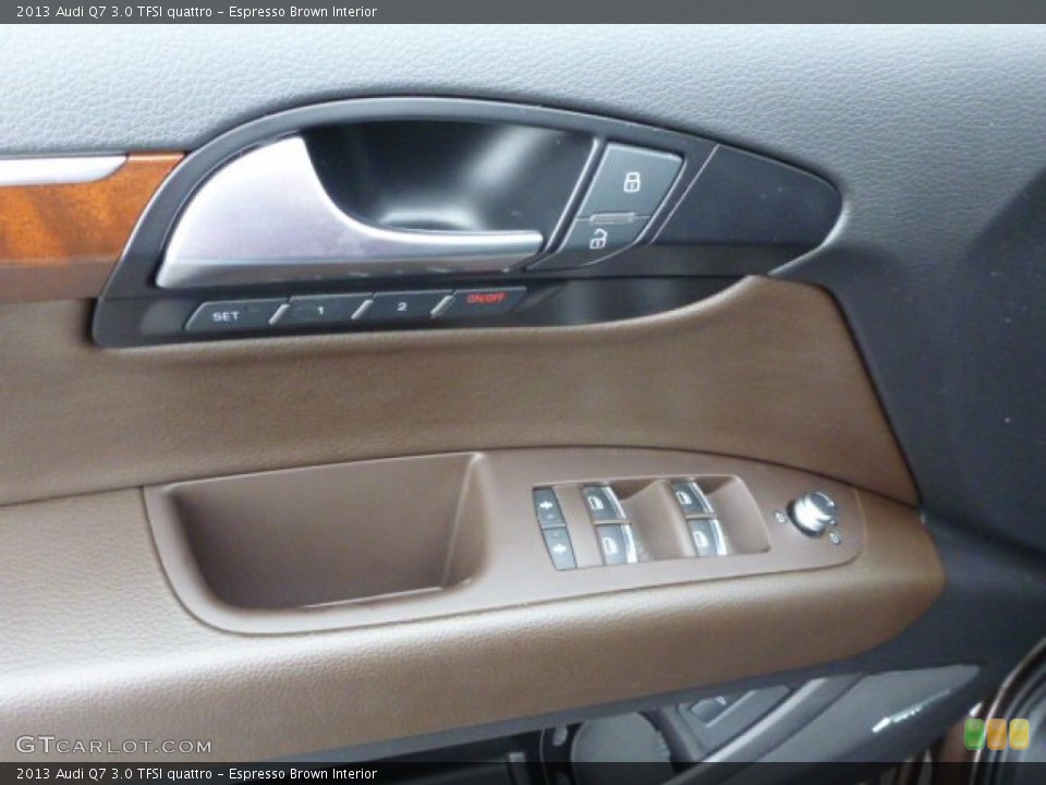 Espresso Brown Interior Controls for the 2013 Audi Q7 3.0 TFSI quattro #90719458