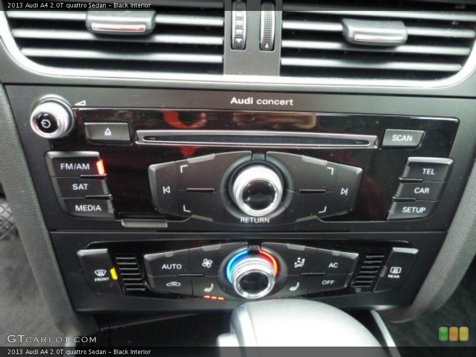 Black Interior Controls for the 2013 Audi A4 2.0T quattro Sedan #90719965