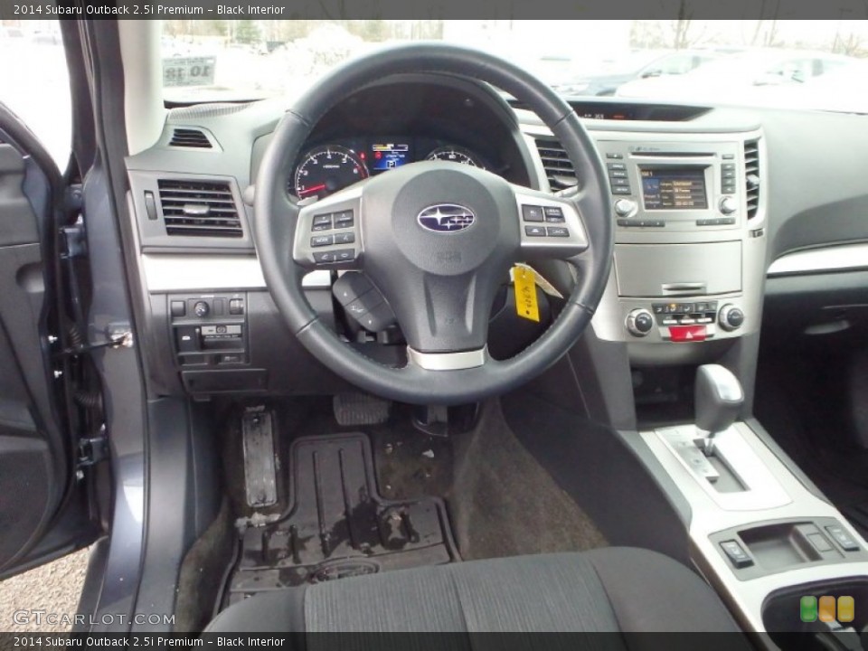 Black Interior Steering Wheel for the 2014 Subaru Outback 2.5i Premium #90720865