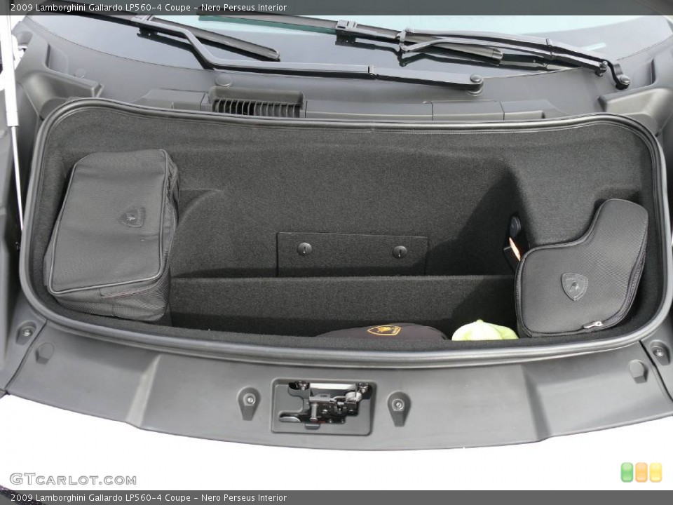 Nero Perseus Interior Trunk for the 2009 Lamborghini Gallardo LP560-4 Coupe #907210