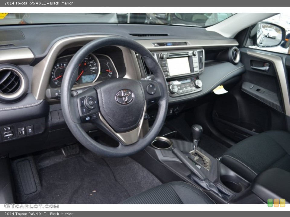Black Interior Prime Interior for the 2014 Toyota RAV4 XLE #90723622