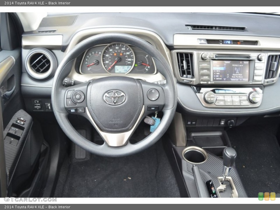 Black Interior Dashboard for the 2014 Toyota RAV4 XLE #90723697