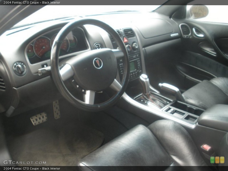 Black 2004 Pontiac GTO Interiors