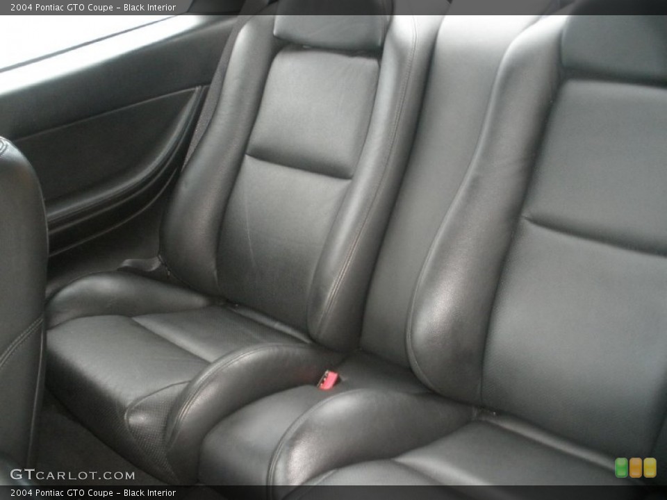 Black Interior Rear Seat for the 2004 Pontiac GTO Coupe #90723808