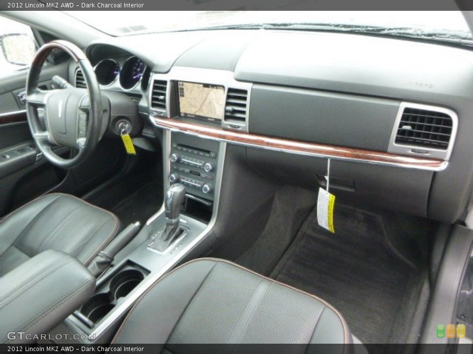 Dark Charcoal Interior Dashboard for the 2012 Lincoln MKZ AWD #90728986