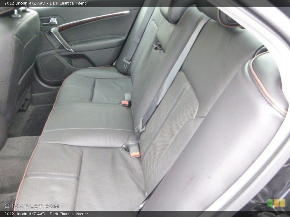 Dark Charcoal Interior Rear Seat for the 2012 Lincoln MKZ AWD #90729051