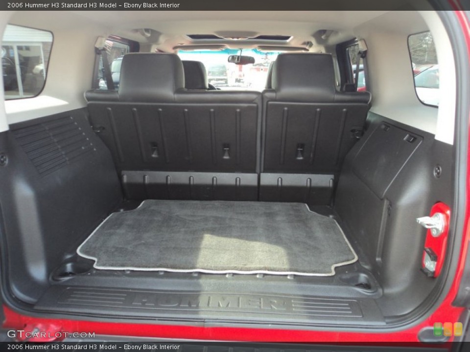 Ebony Black Interior Trunk for the 2006 Hummer H3  #90742528