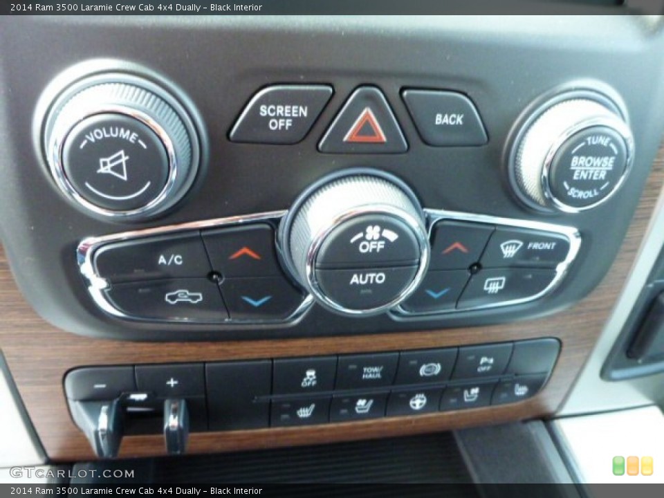 Black Interior Controls for the 2014 Ram 3500 Laramie Crew Cab 4x4 Dually #90744856