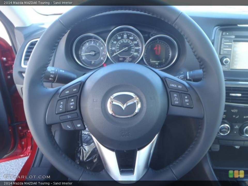 Sand Interior Steering Wheel for the 2014 Mazda MAZDA6 Touring #90749703