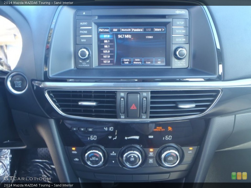 Sand Interior Controls for the 2014 Mazda MAZDA6 Touring #90749742