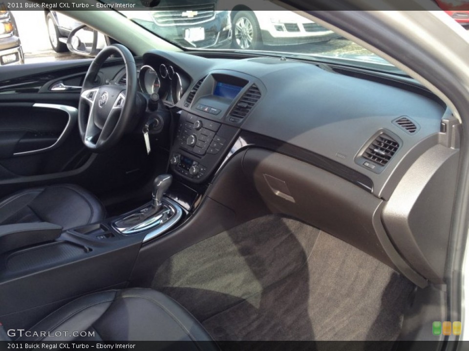 Ebony Interior Dashboard for the 2011 Buick Regal CXL Turbo #90752724