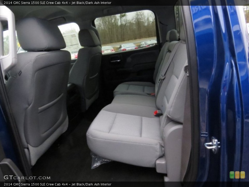 Jet Black/Dark Ash Interior Rear Seat for the 2014 GMC Sierra 1500 SLE Crew Cab 4x4 #90755124