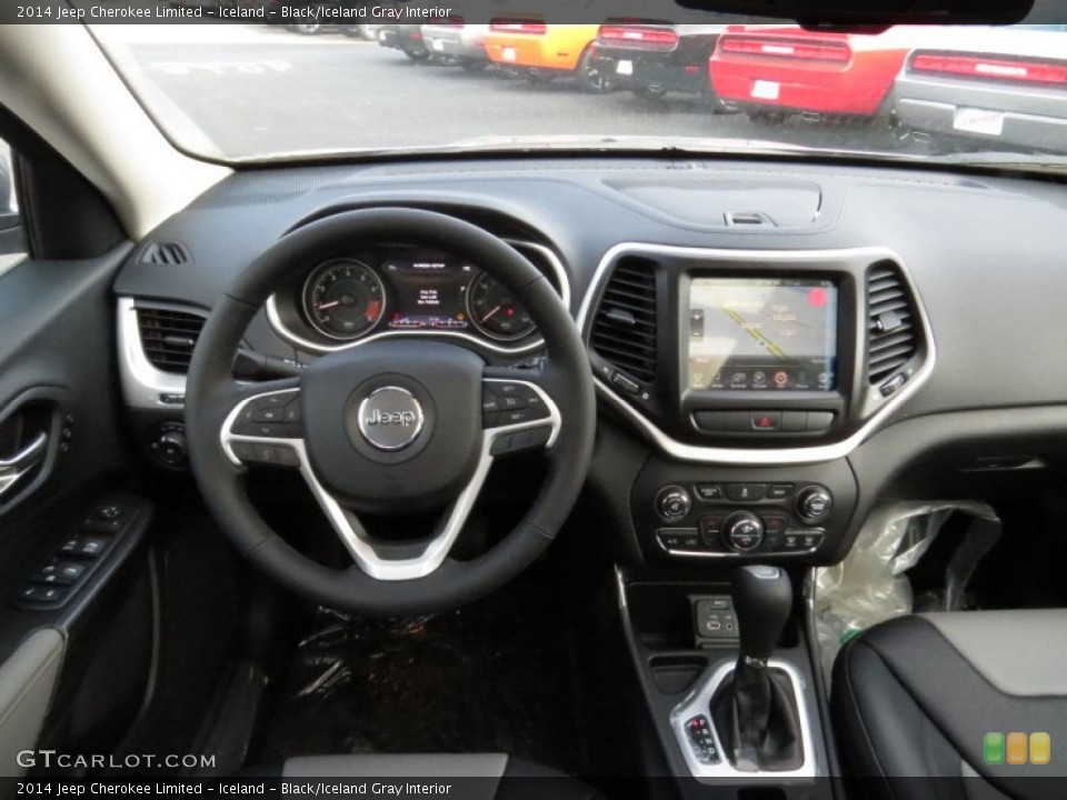 Iceland - Black/Iceland Gray Interior Dashboard for the 2014 Jeep Cherokee Limited #90756105