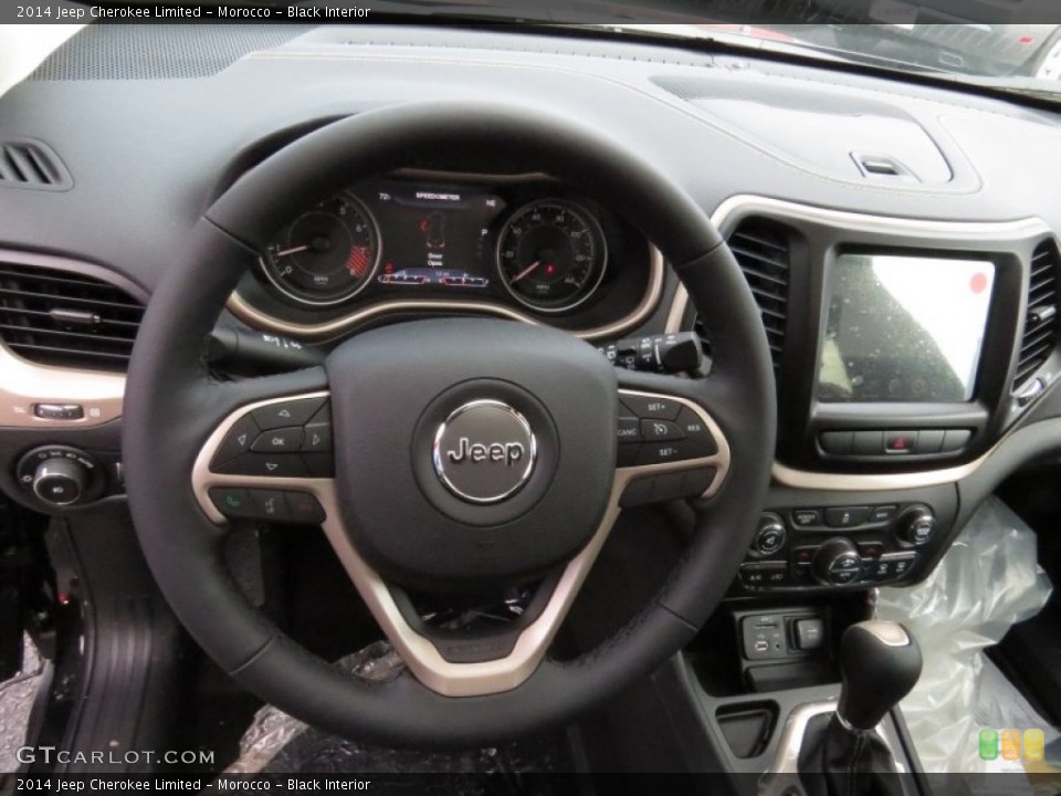 Morocco - Black Interior Steering Wheel for the 2014 Jeep Cherokee Limited #90756533