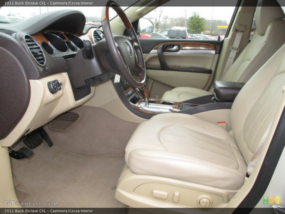 Cashmere/Cocoa Interior Front Seat for the 2011 Buick Enclave CXL #90757881