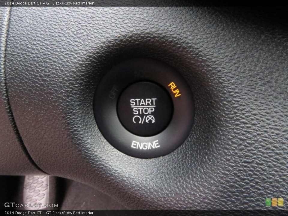 GT Black/Ruby Red Interior Controls for the 2014 Dodge Dart GT #90758054