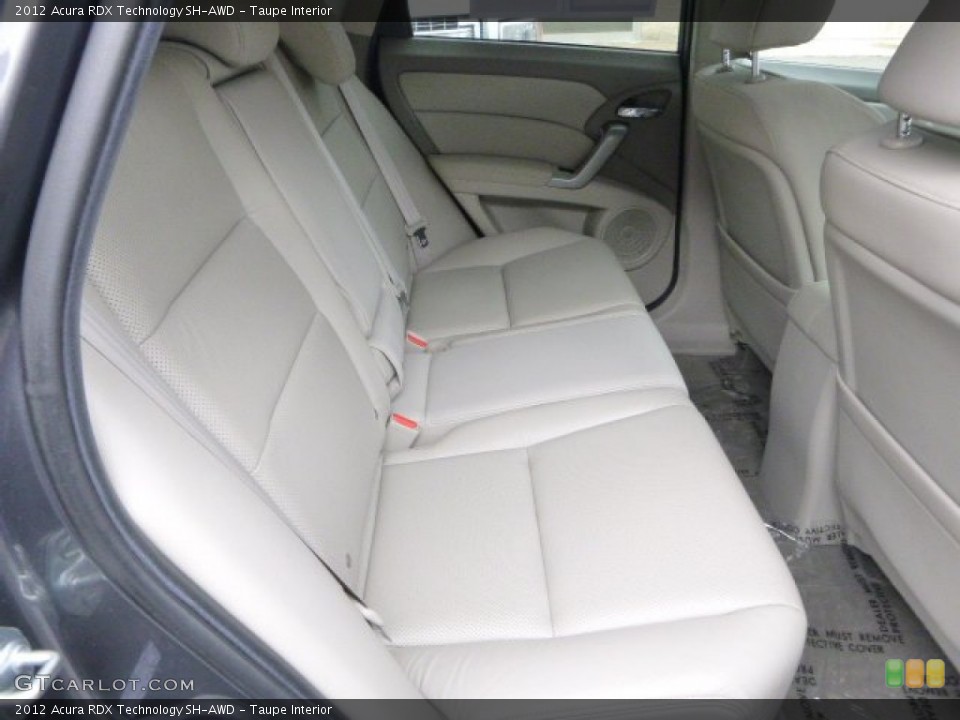 Taupe Interior Rear Seat for the 2012 Acura RDX Technology SH-AWD #90762009