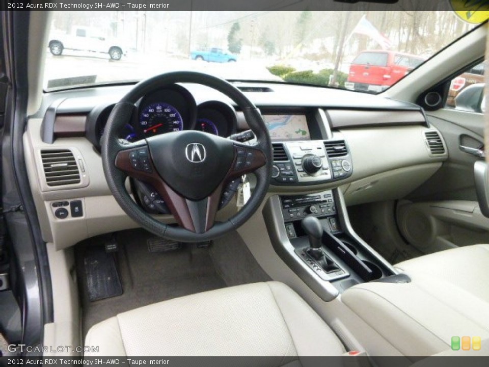 Taupe Interior Prime Interior for the 2012 Acura RDX Technology SH-AWD #90762057