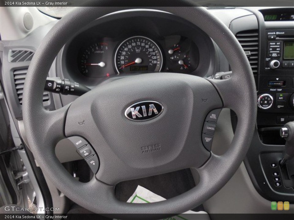 Gray Interior Steering Wheel for the 2014 Kia Sedona LX #90766002