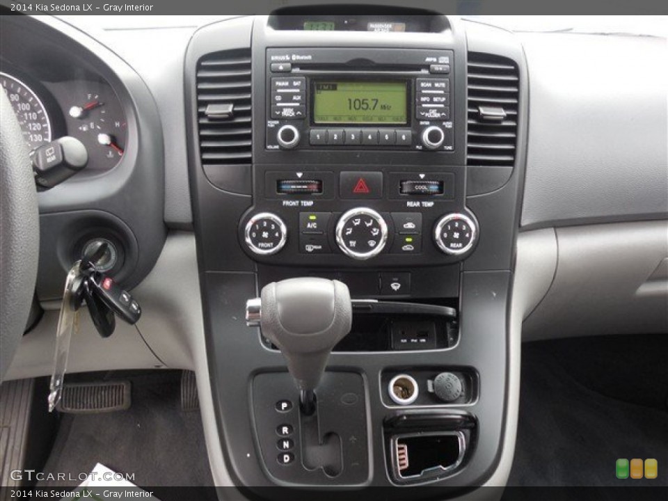 Gray Interior Controls for the 2014 Kia Sedona LX #90766021