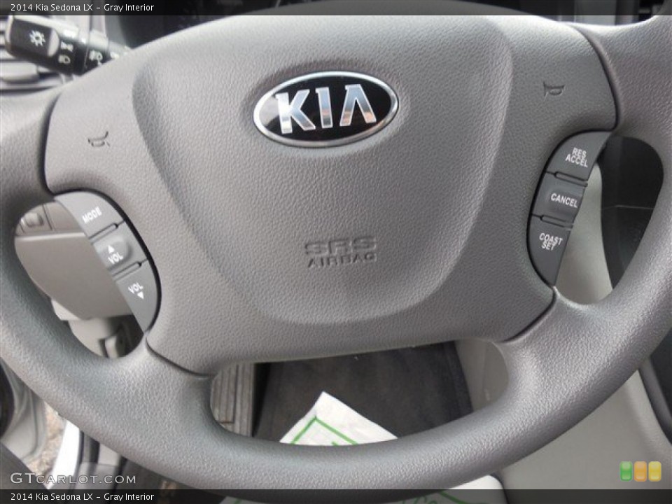 Gray Interior Controls for the 2014 Kia Sedona LX #90766046