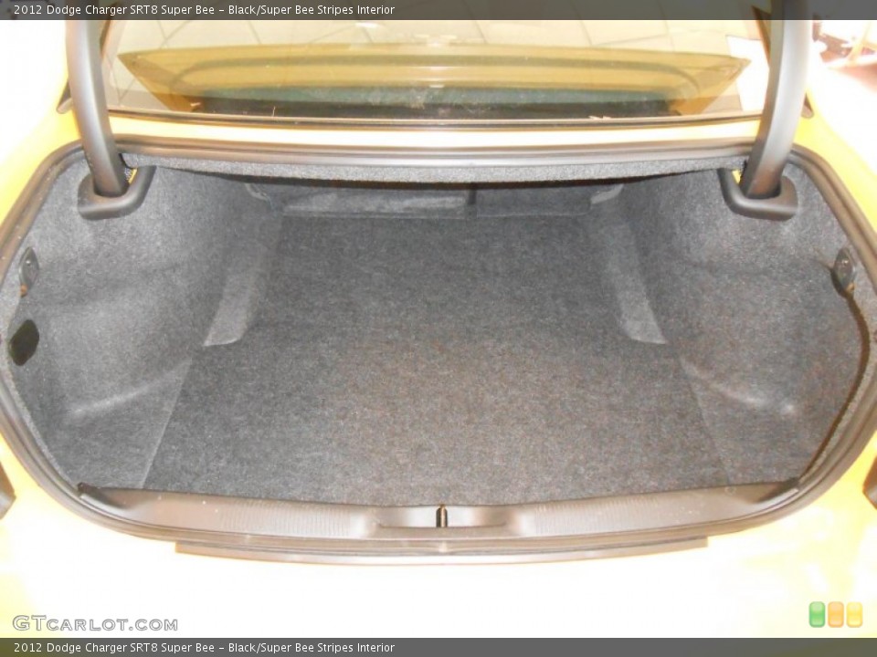 Black/Super Bee Stripes Interior Trunk for the 2012 Dodge Charger SRT8 Super Bee #90767049