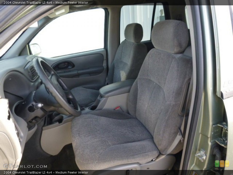 Medium Pewter Interior Front Seat for the 2004 Chevrolet TrailBlazer LS 4x4 #90767884