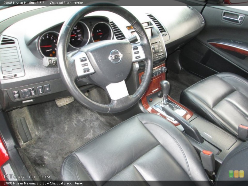 Charcoal Black 2008 Nissan Maxima Interiors