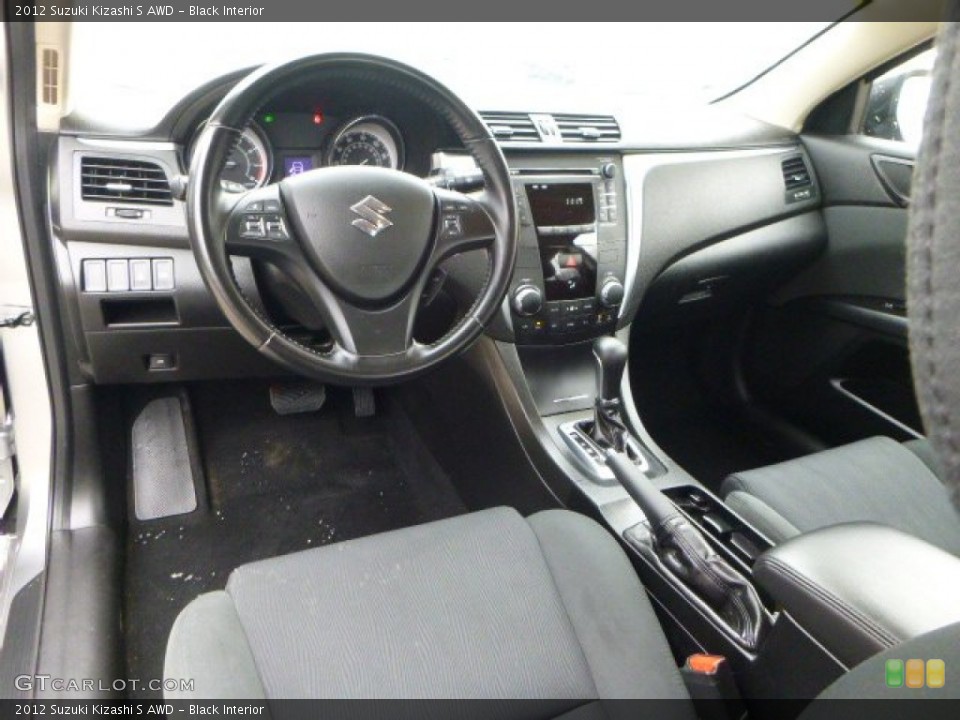 Black Interior Prime Interior for the 2012 Suzuki Kizashi S AWD #90768795