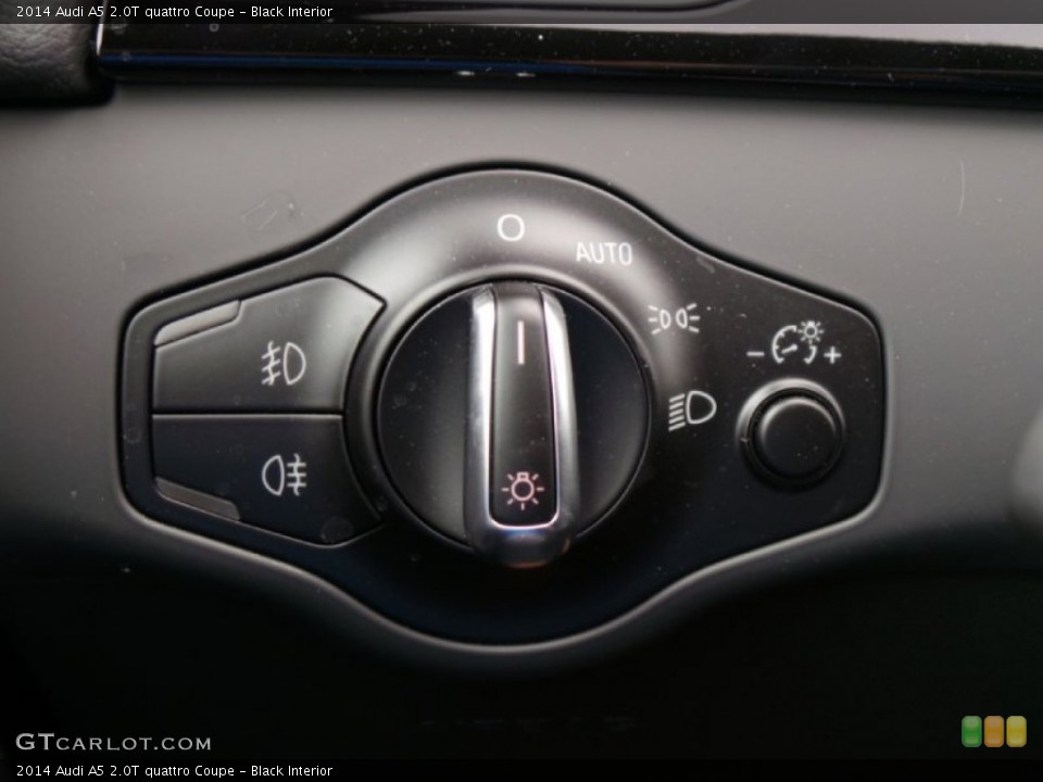 Black Interior Controls for the 2014 Audi A5 2.0T quattro Coupe #90770085