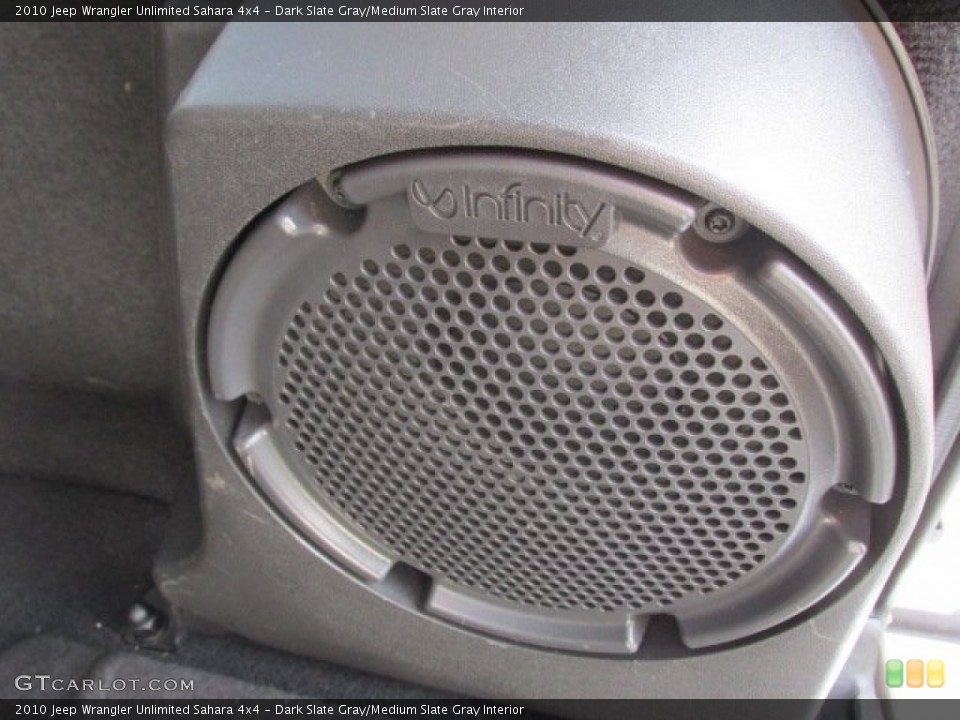 Dark Slate Gray/Medium Slate Gray Interior Audio System for the 2010 Jeep Wrangler Unlimited Sahara 4x4 #90771542