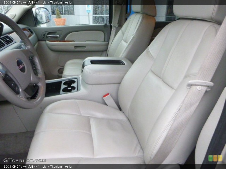 Light Titanium Interior Front Seat for the 2008 GMC Yukon SLE 4x4 #90773853