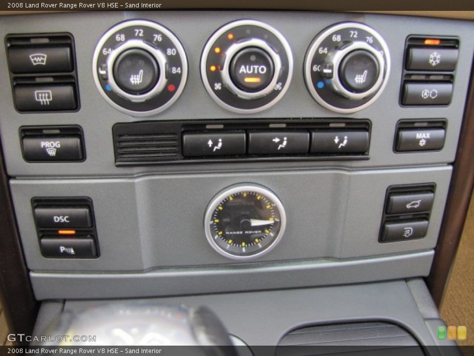 Sand Interior Controls for the 2008 Land Rover Range Rover V8 HSE #90773940