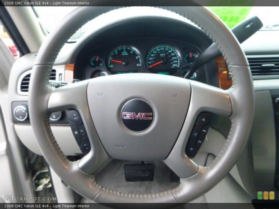 Light Titanium Interior Steering Wheel for the 2008 GMC Yukon SLE 4x4 #90773972