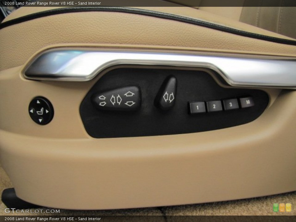 Sand Interior Controls for the 2008 Land Rover Range Rover V8 HSE #90774375
