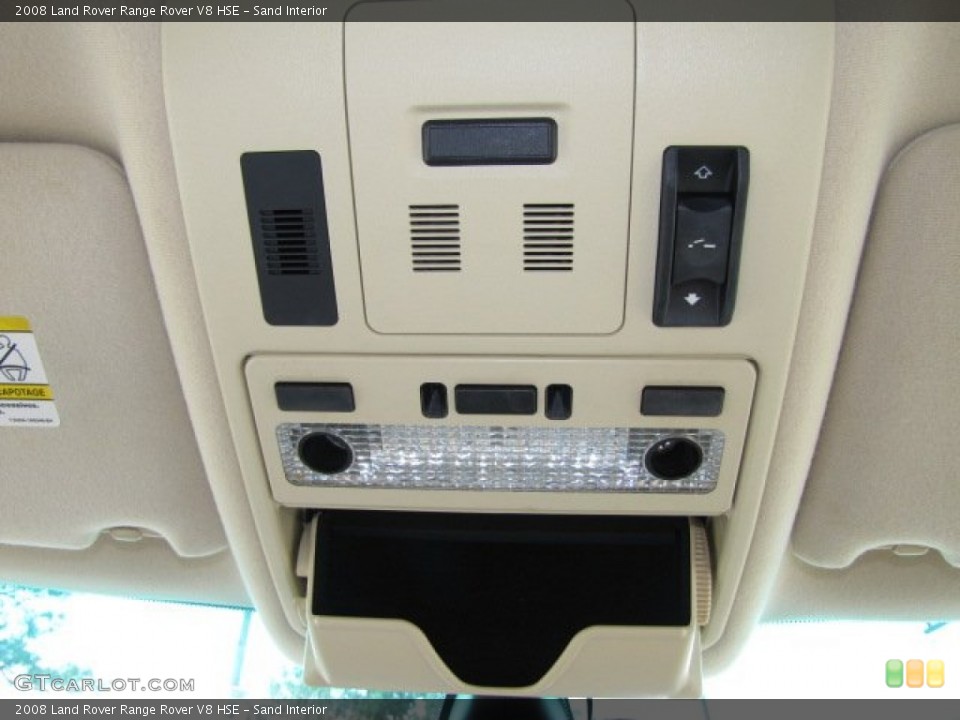 Sand Interior Controls for the 2008 Land Rover Range Rover V8 HSE #90774513