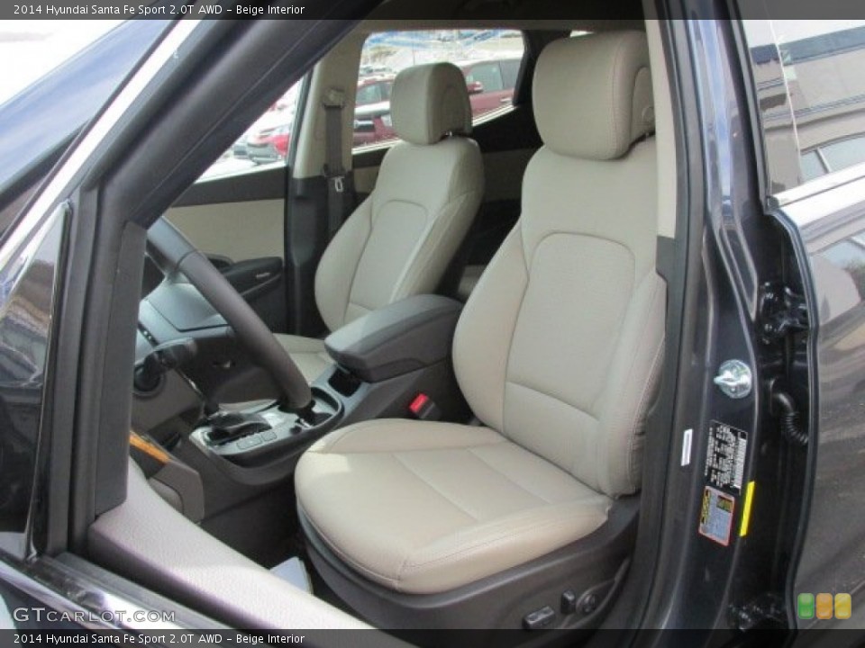 Beige Interior Front Seat for the 2014 Hyundai Santa Fe Sport 2.0T AWD #90775437