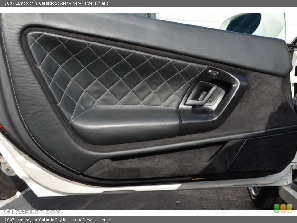 Nero Perseus Interior Door Panel for the 2007 Lamborghini Gallardo Spyder #90775771