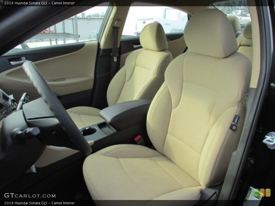Camel Interior Front Seat for the 2014 Hyundai Sonata GLS #90776841